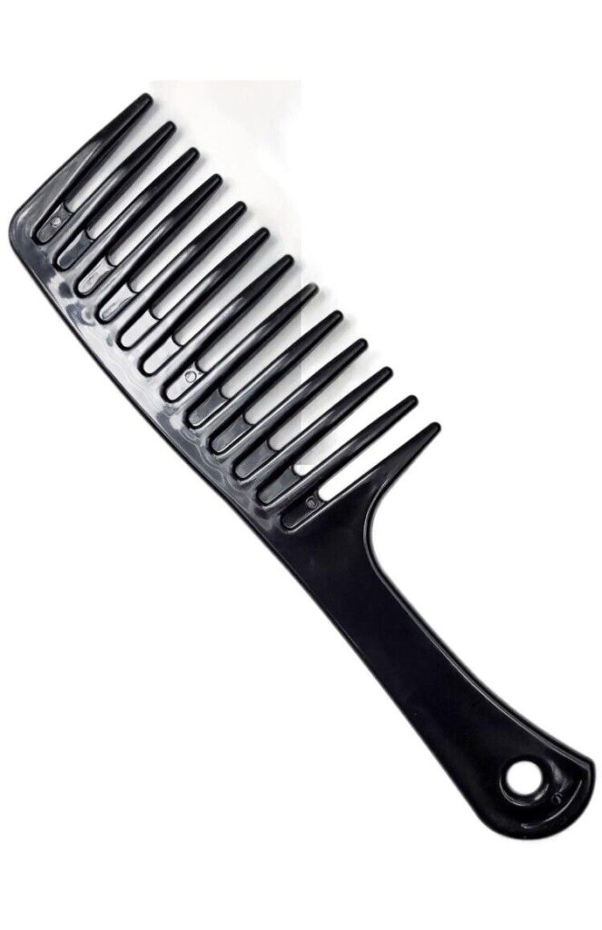 a wide tooth comb