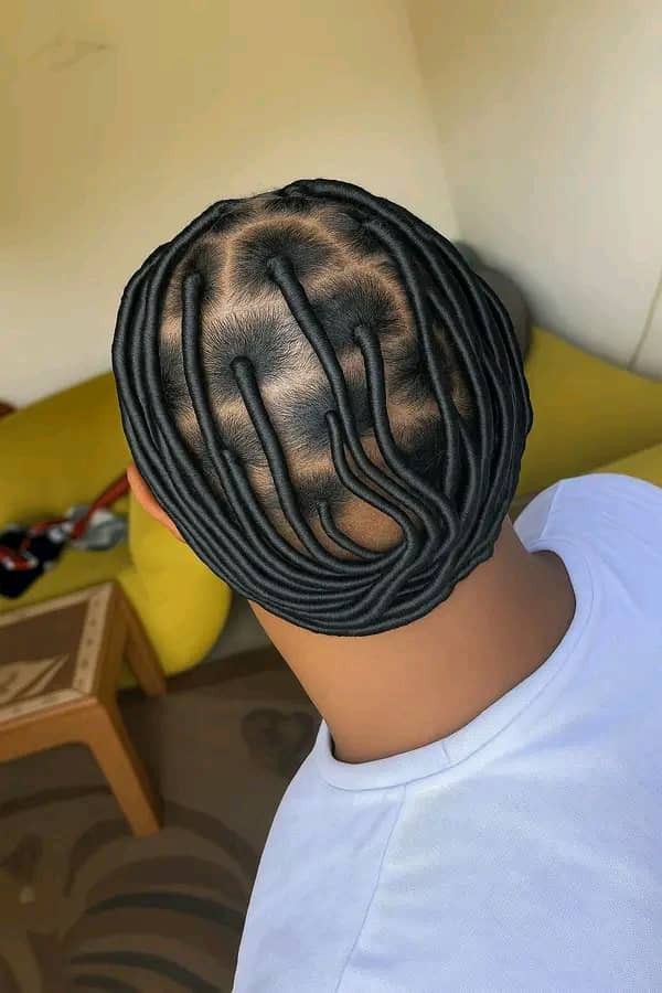 a lady with African threading