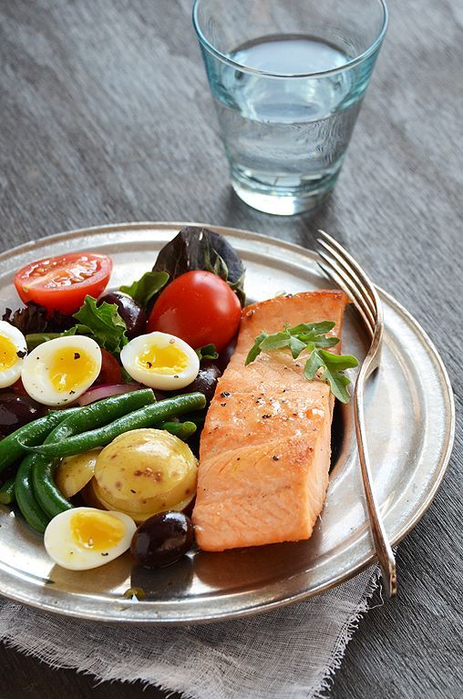 a balance diet and water