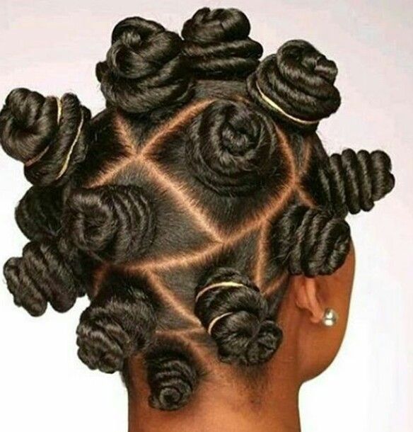 picture of bantu knots