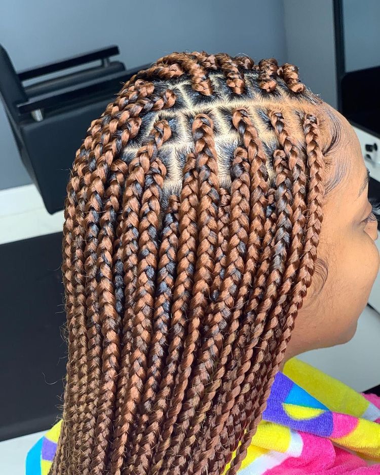 picture of box braids beautiful hairstyle