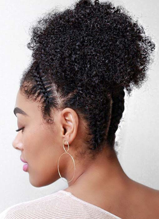 a picture of braided updo