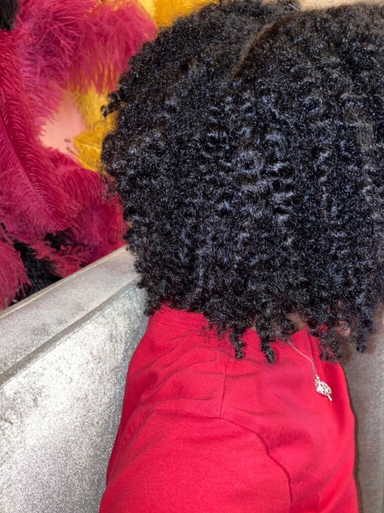 picture of braids out
