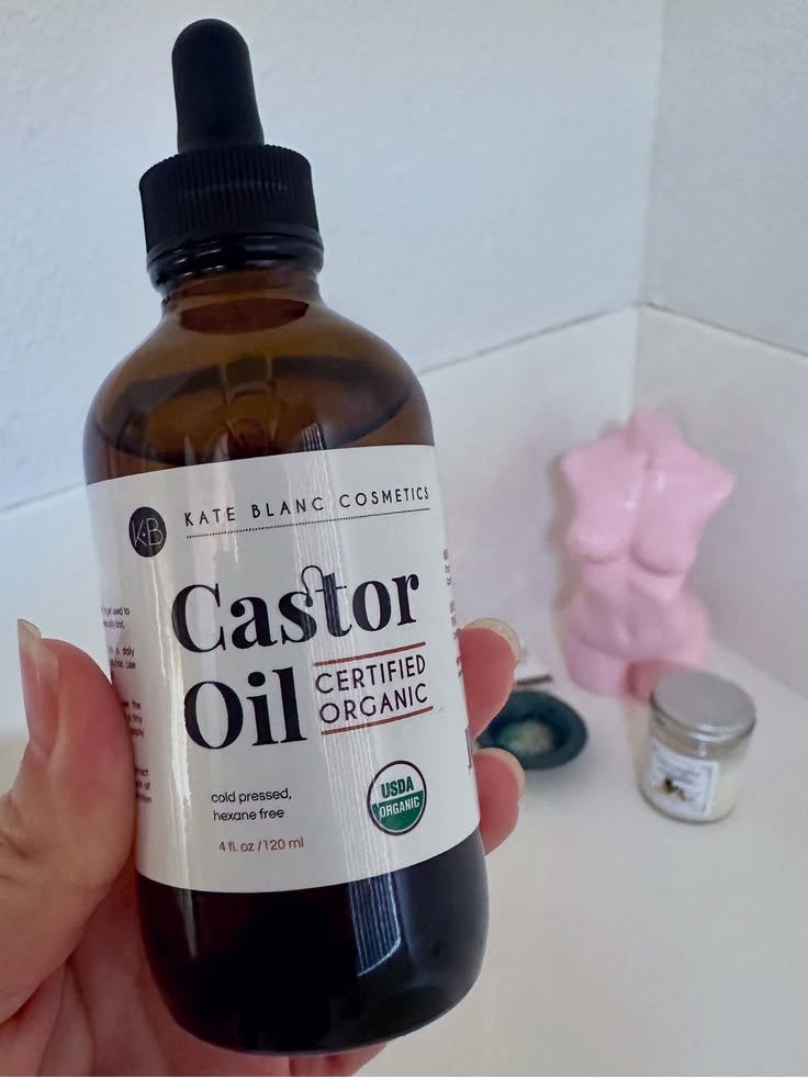picture of castor hair growth oil