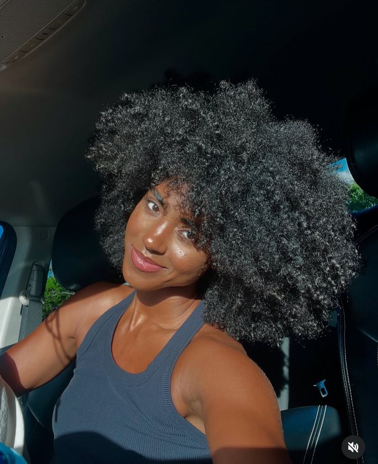 someone with  full hair