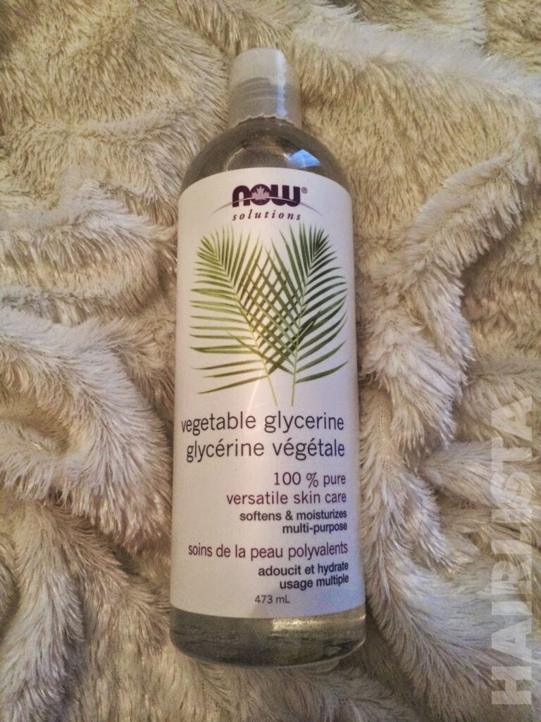 picture of glycerin hair product one of hair retention tips