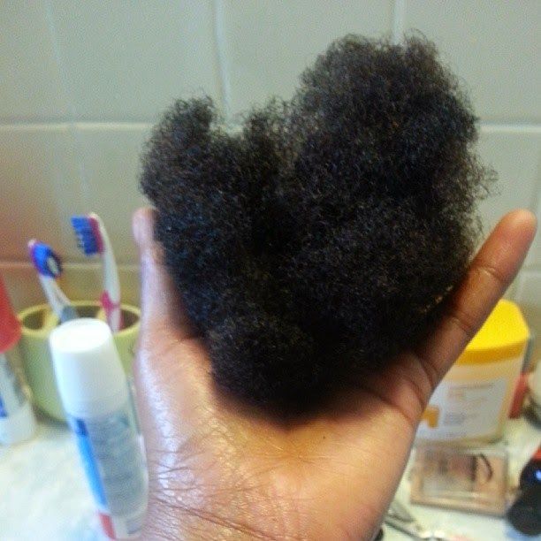 picture of hair breakage