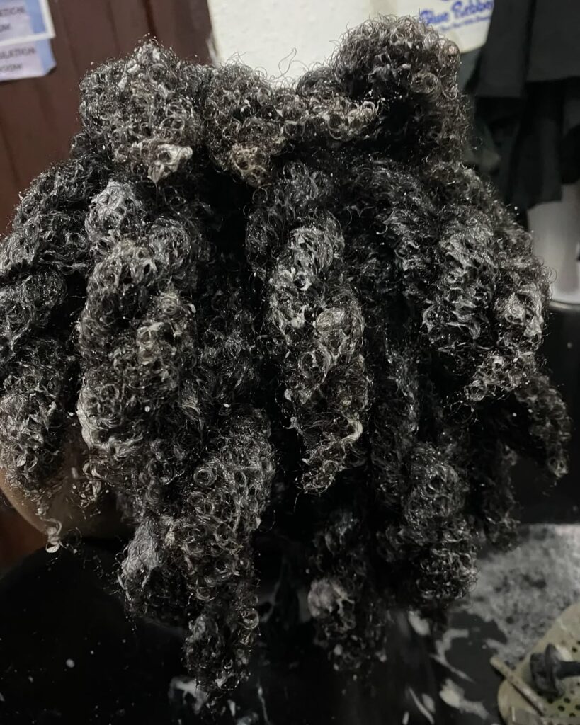 conditioned hair