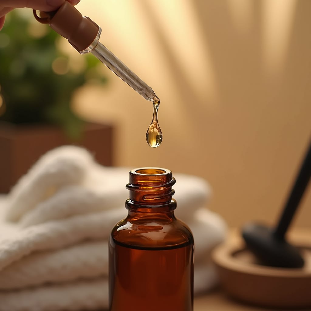 a hair oil