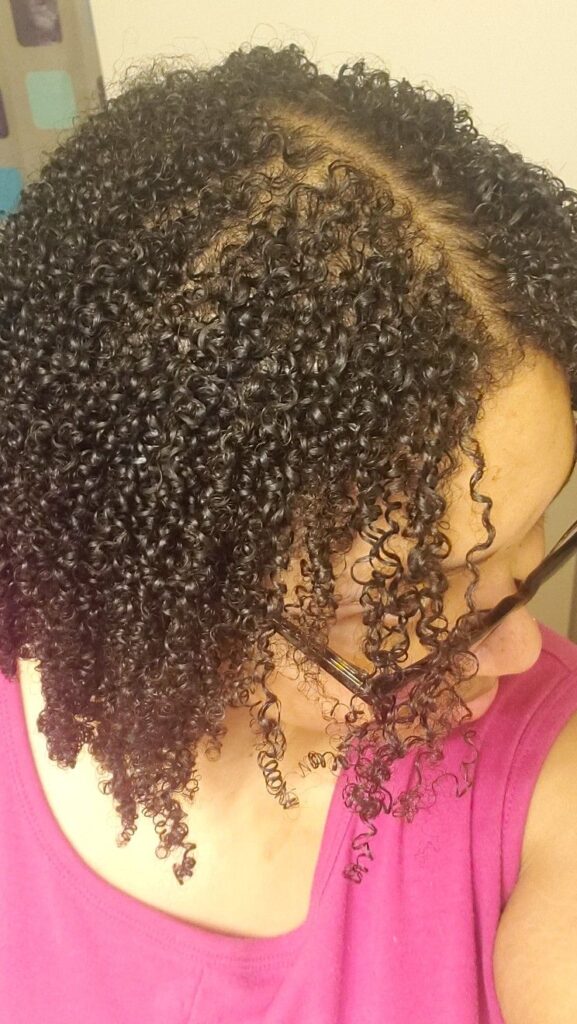 hair with high hair porosity