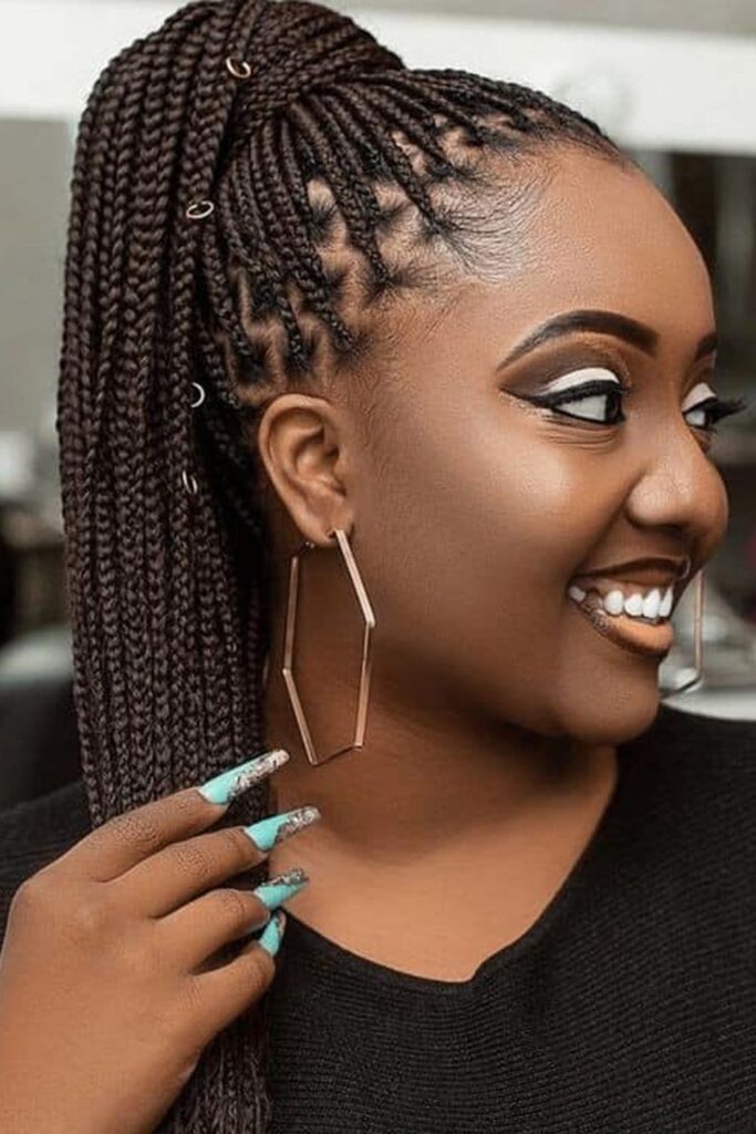 someone that styled her braids