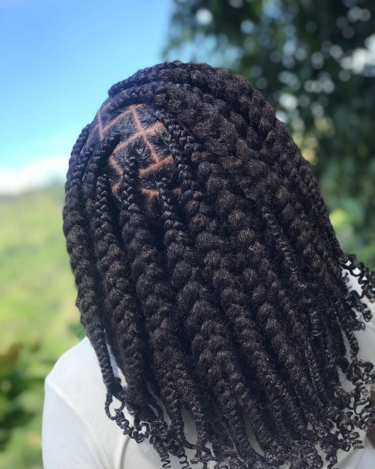 knotless braids protective style for afro hair