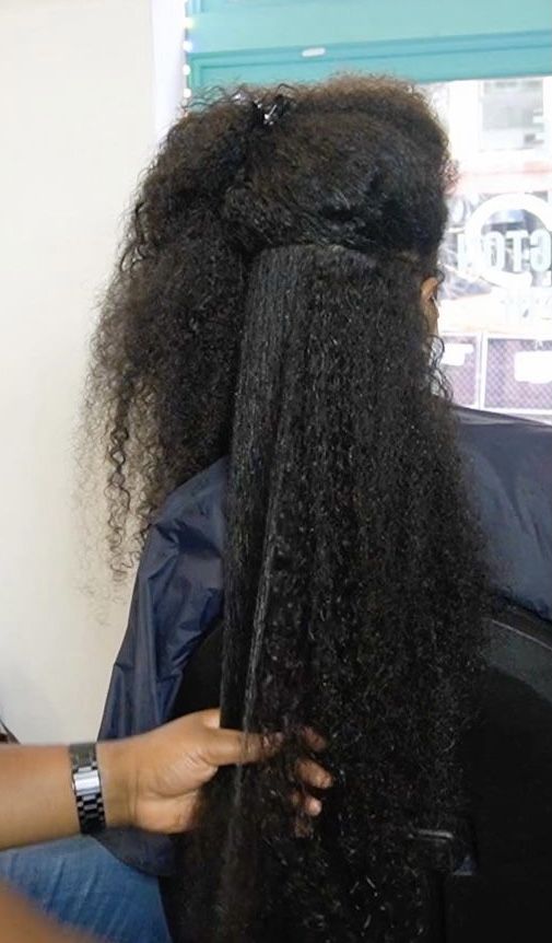 picture of someone with long hair
