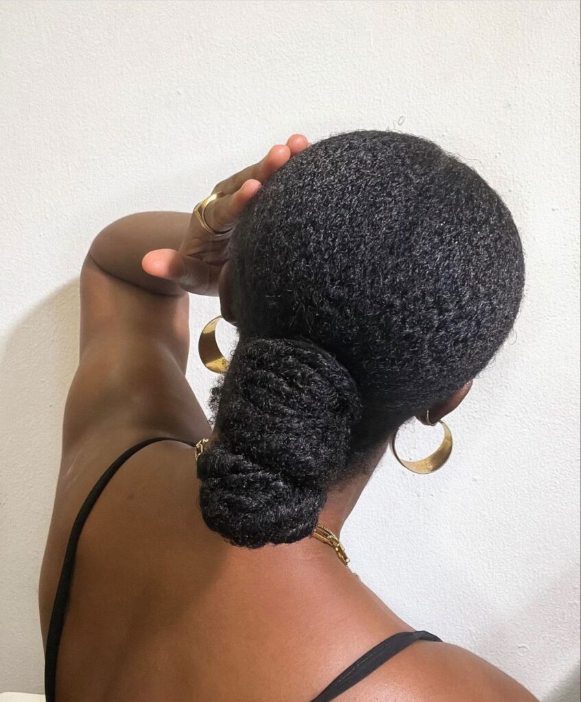 picture of low bun