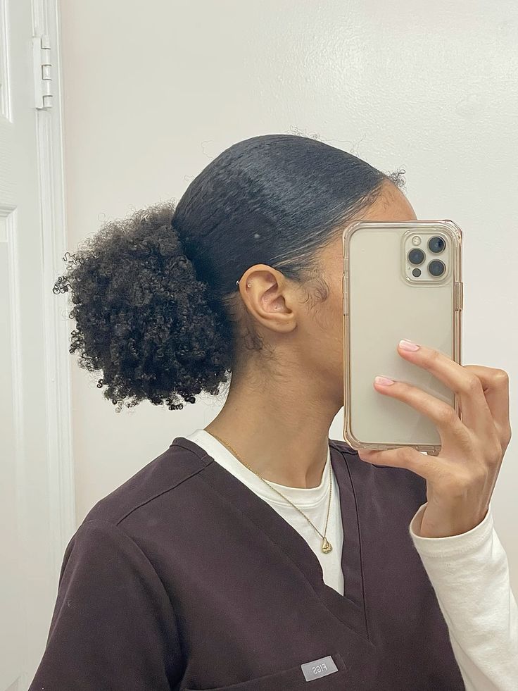 picture of low bun