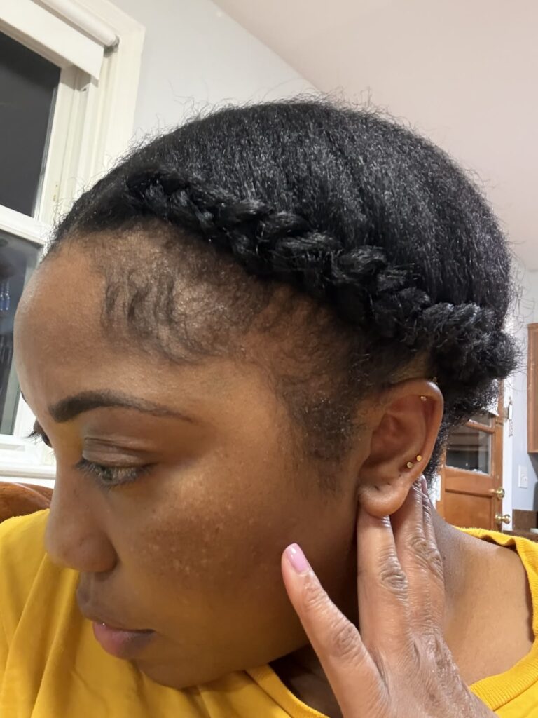 someone that styled her hair