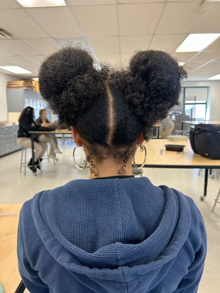 picture of space buns
