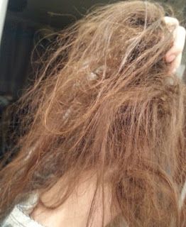picture of tangled synthetic hair