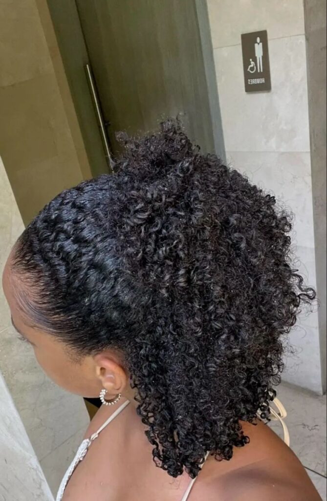 curly 4A hair