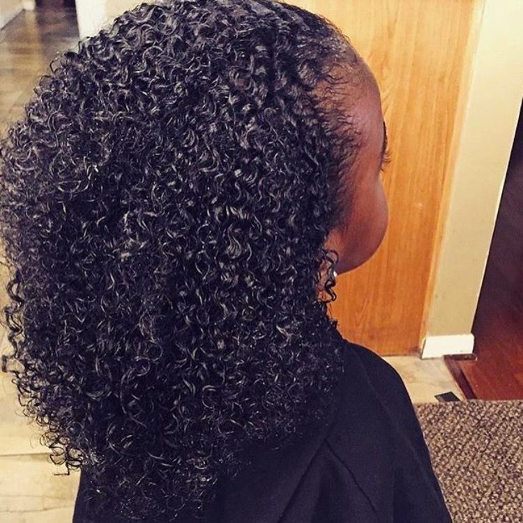 picture of type 4 hair with moisture