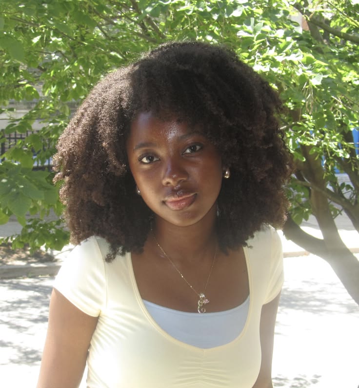 someone with 4C hair