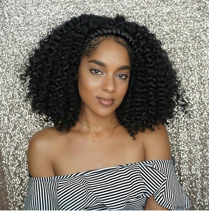 someone with braided headband