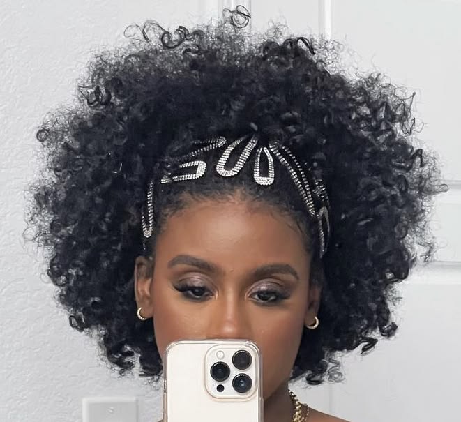 someone with rhinestone clips