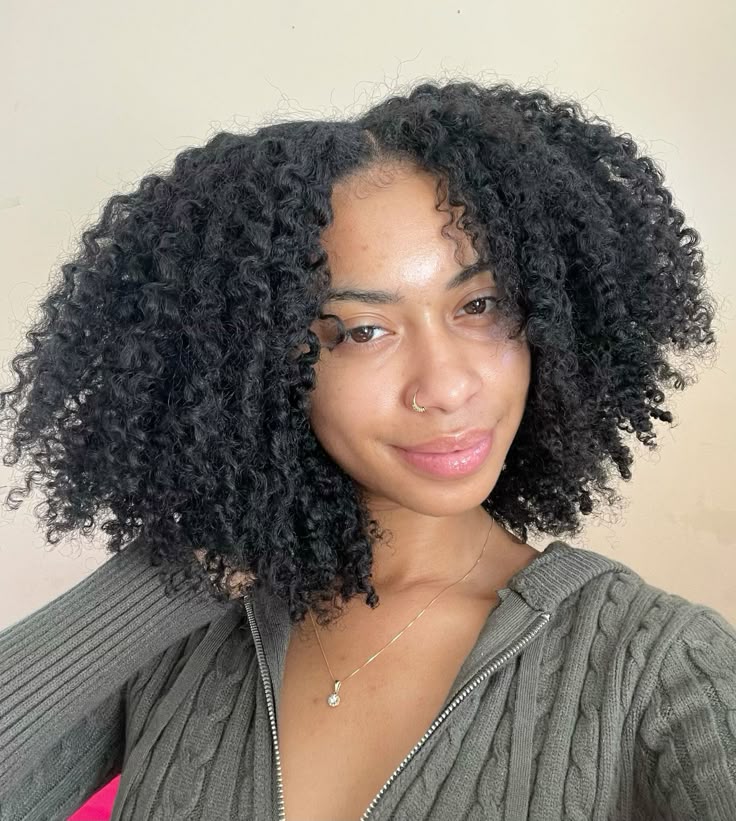 someone with chunky natural hair