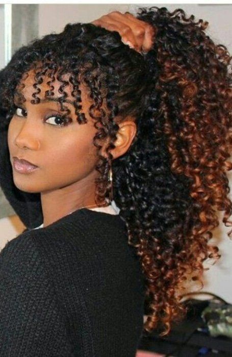 someone with crochet braids as protective styles for length retention