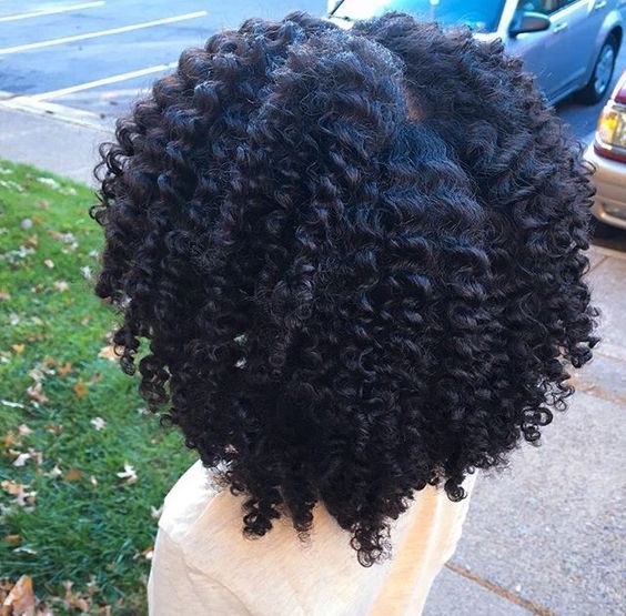 someone with flat twist out