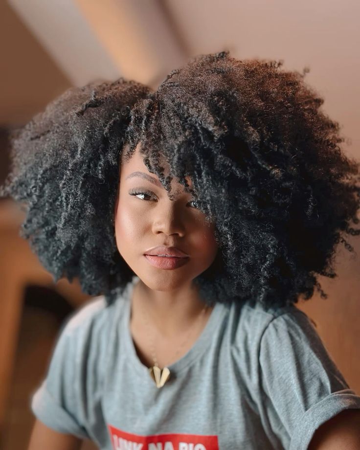 someone with high volume hair