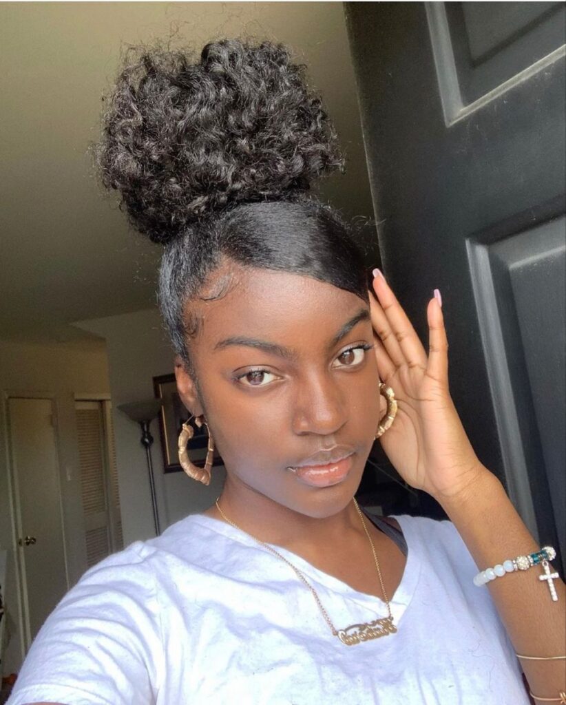 someone with puff for the office
