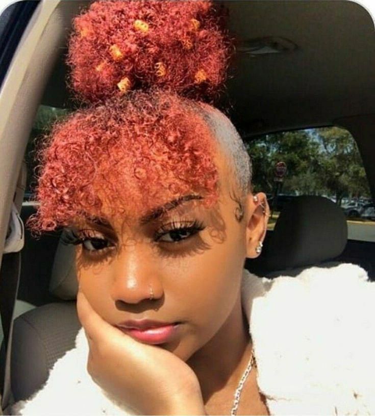 someone with puff with bangs