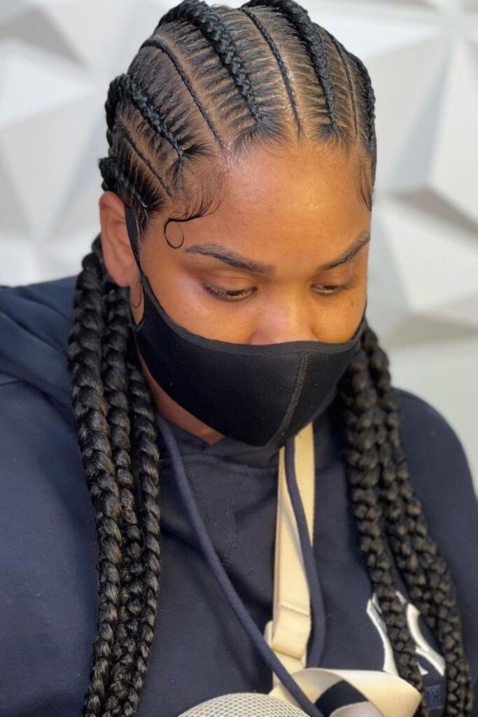 someone with stiitch braids