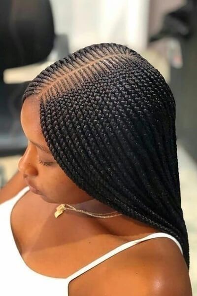 someone with tribal braids