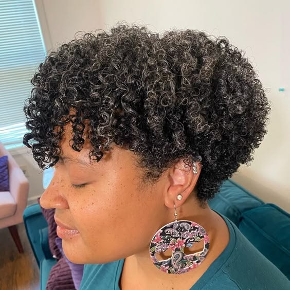 someone with twist out pixie for every hair length