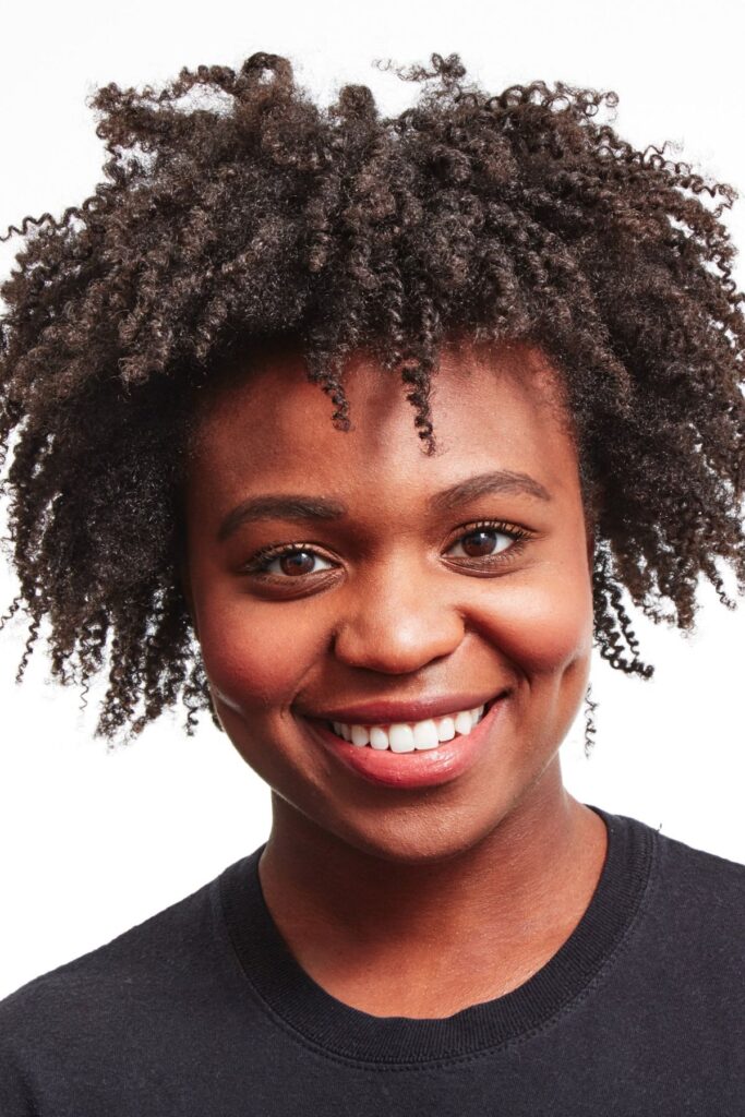 someone with twist out shag