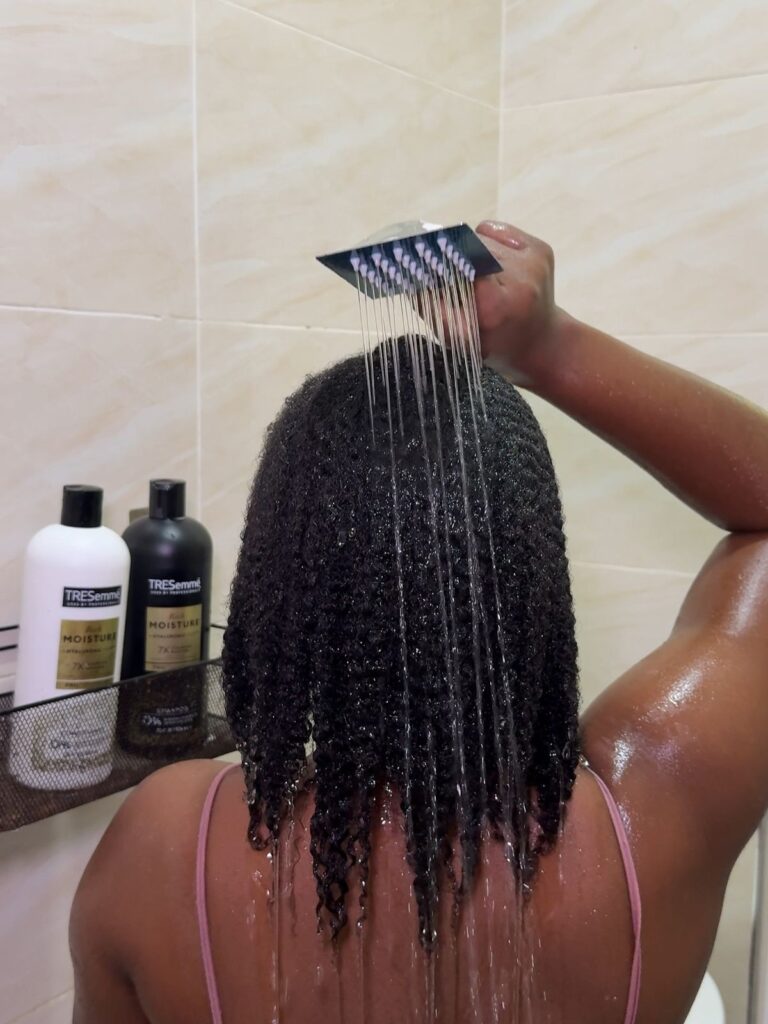 bathroom shower hair wash