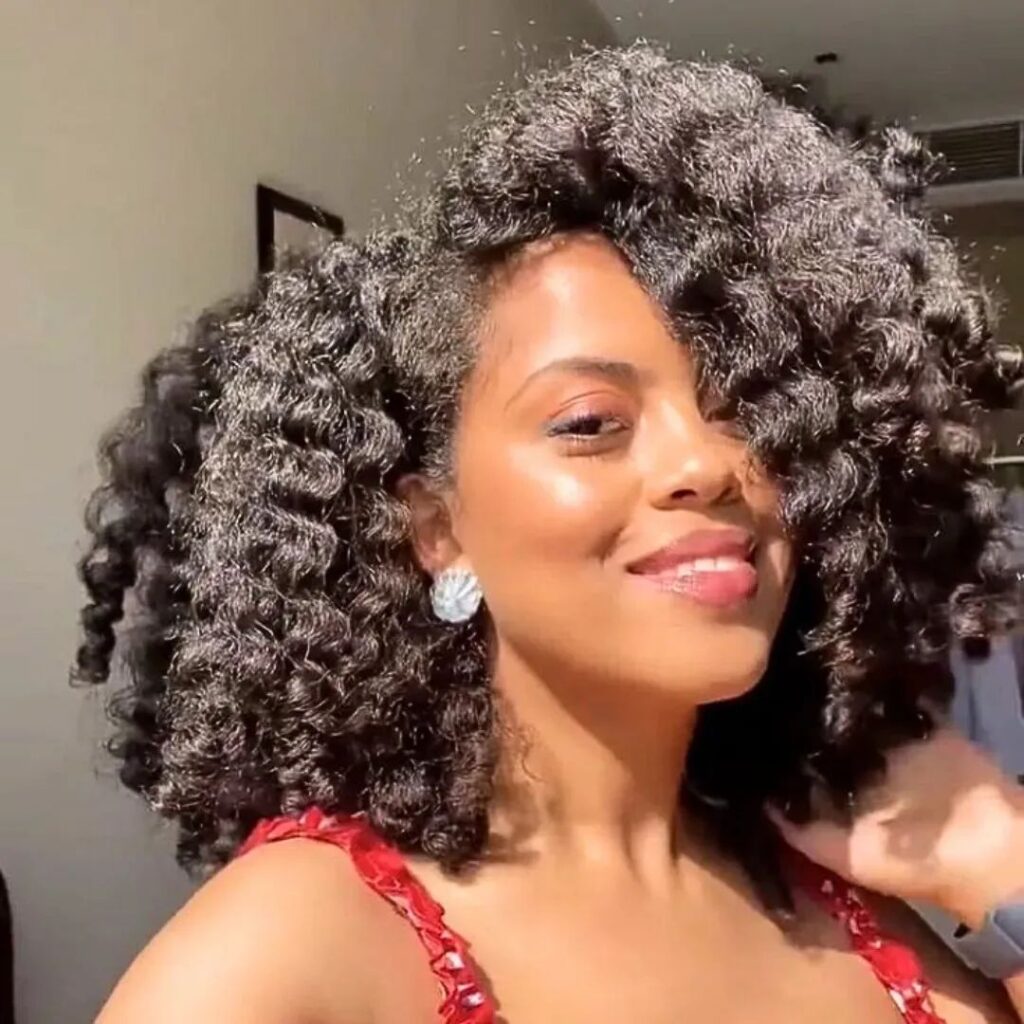 someone with big twist out