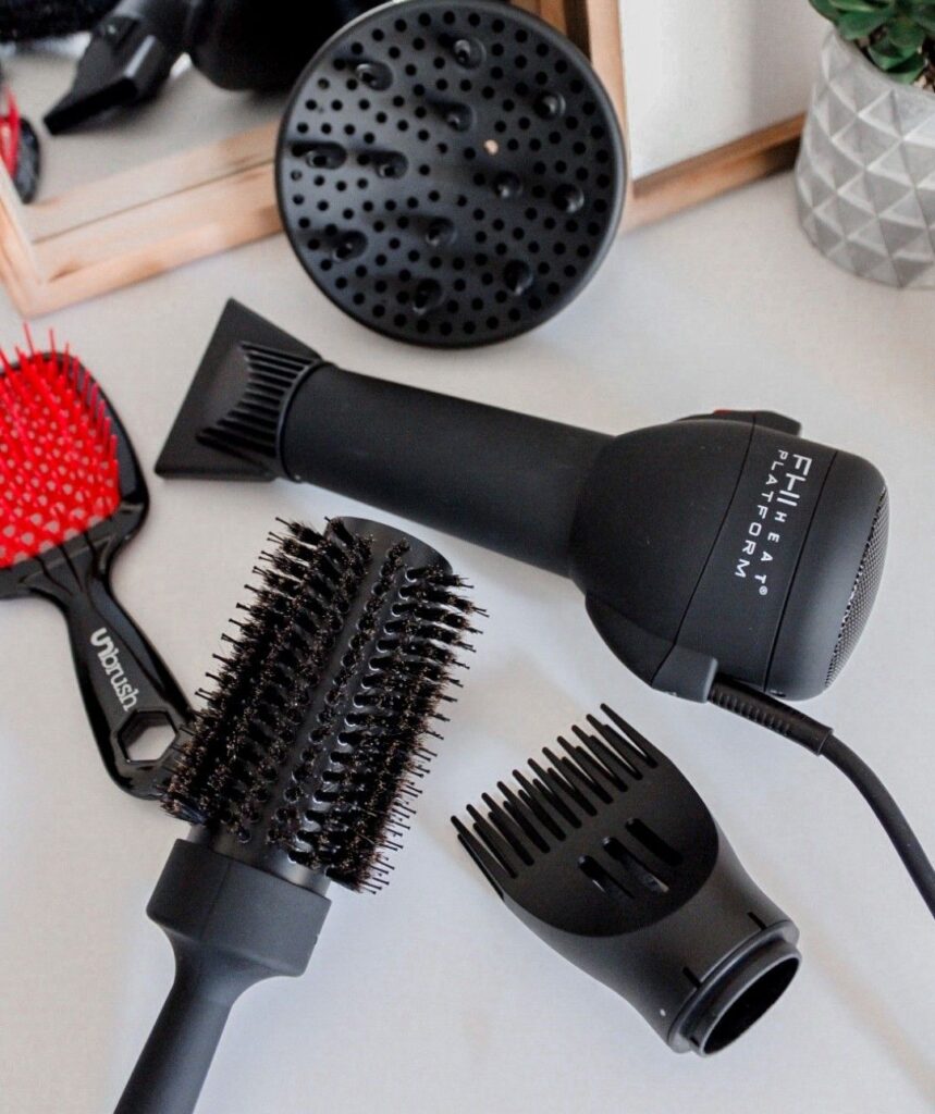 tools for a proper blow dry for afro hair without damage