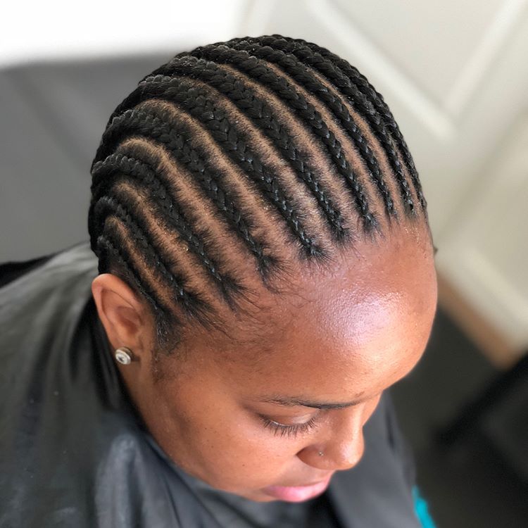 someone with a tight flat braid as part of the wig mistake that damage hair