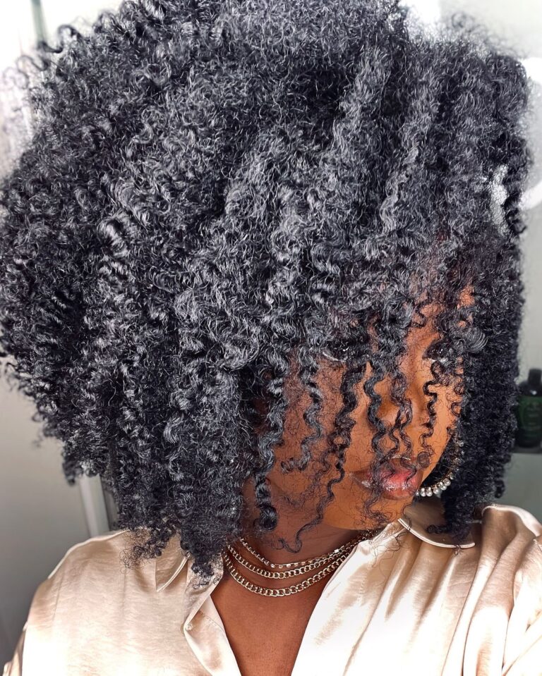 someone with full twist out