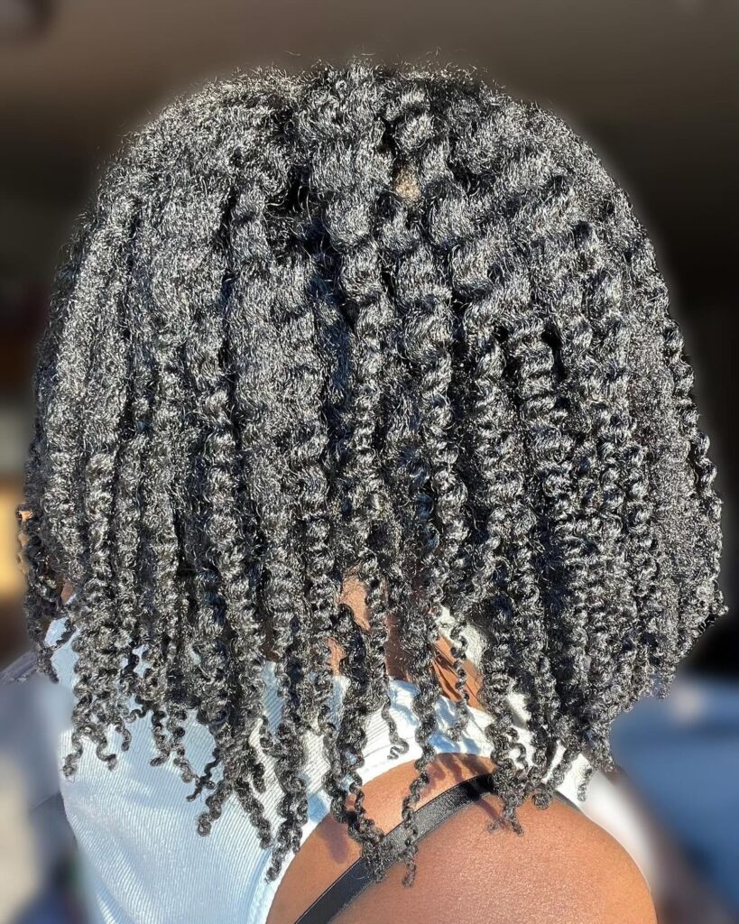 a neat twist out