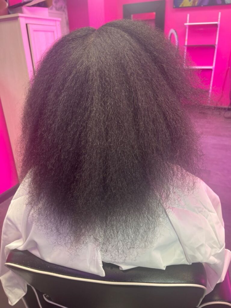 someone with hair end overdue for for trimming as part of the reason your afro hair isn't growing