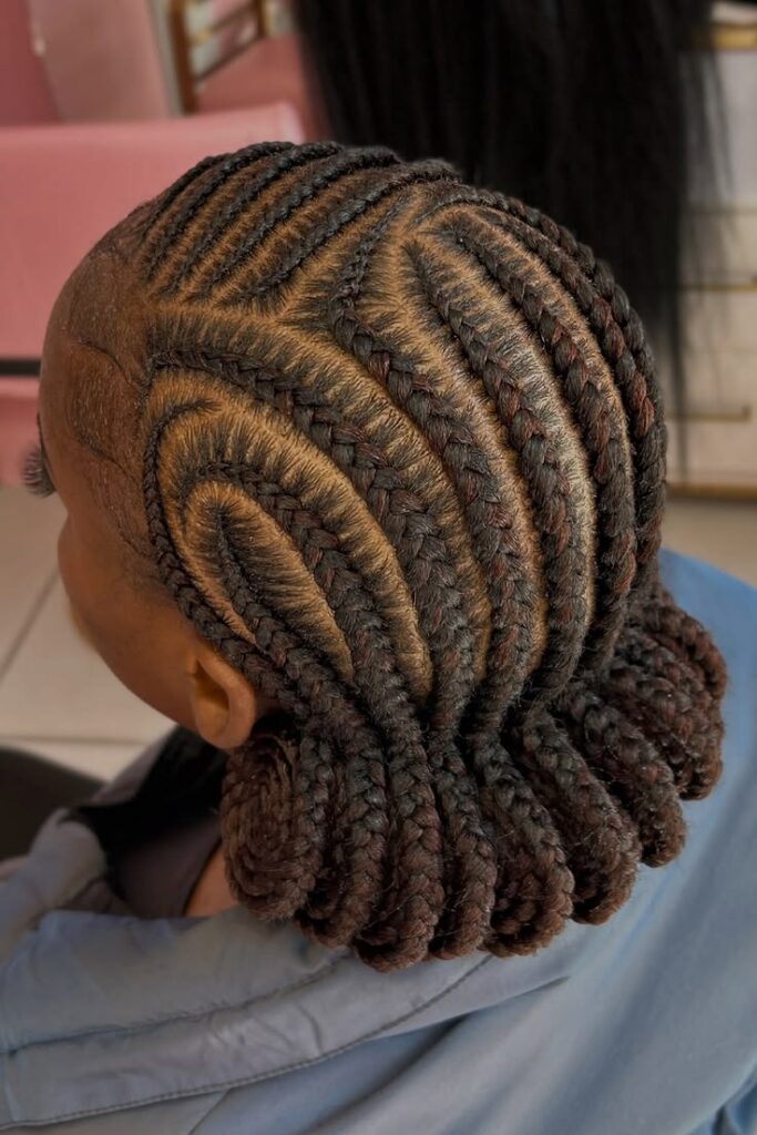 someone with a protective hair