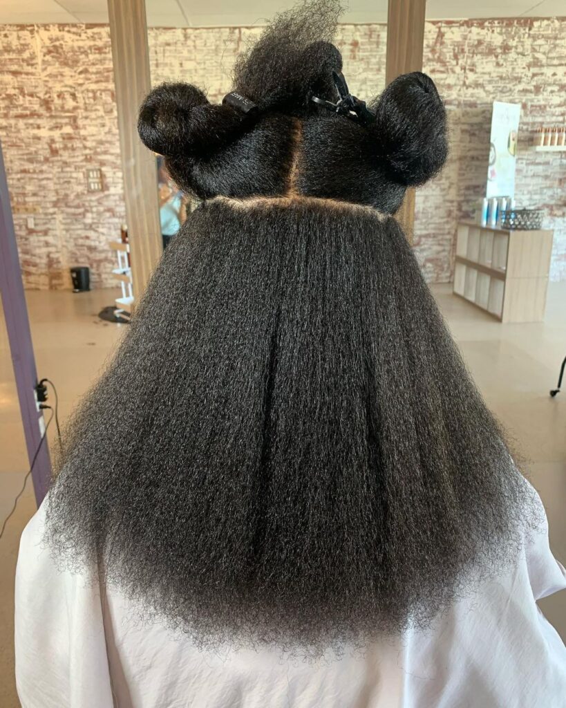 hair sections into 3