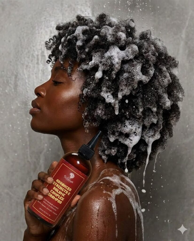 shampooing hair as one of the ways to shorten your wash day