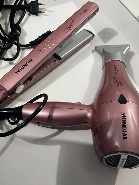 picture of a flat iron and dryer