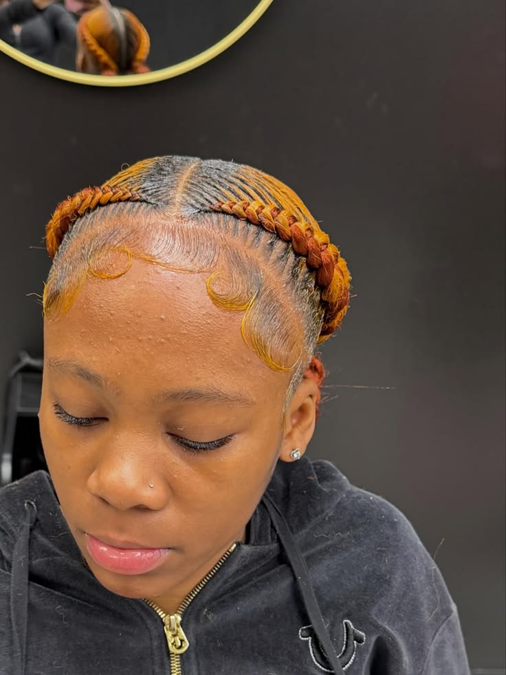 someone with a tight braid as one of the scalp mistakes that slow hair growth