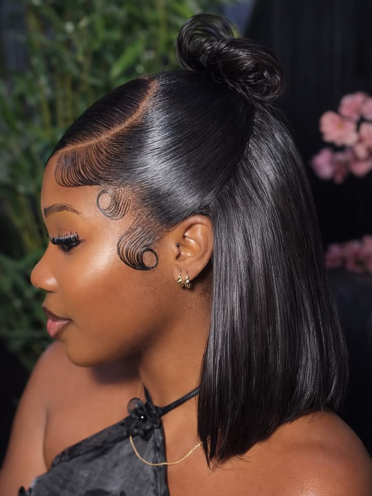 someone with wig